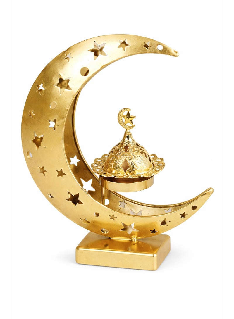 بخور حامل بخور بتصميم هلالي، مبخرة عود مناسبة لمختلف المناسبات - Image 2